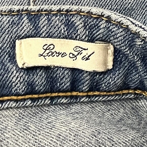 Zara Womens Size 2 Denim Blue Jean Loose Fit Shorts - Picture 4 of 4